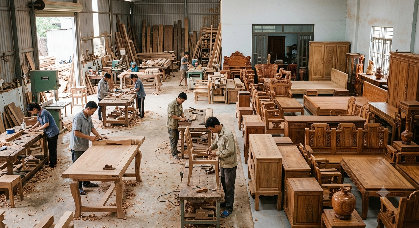 Tổng quan về thị trường nội thất và cửa hàng đồ gỗ Bạc Liêu hiện nay