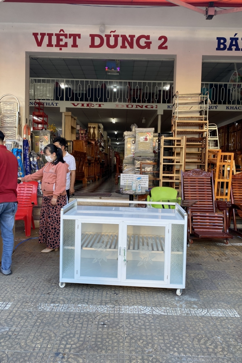 Tủ Bếp nhôm STĐ 40x80